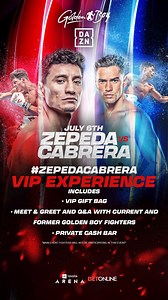 Don't forget to UPGRADE YOUR EXPERIENCE! Enjoy exclusive perks as a VIP with some of Golden Boy's Fighters! ️ Lineup for the VIP experience will be announced later today! GET YOUR TICKETS NOW  ⭐ VIP: https://bit.ly/4aMjvDP ️ FIGHT NIGHT TIX: https://bit.ly/3wTrfWp | Golden Boy Boxing | Facebook