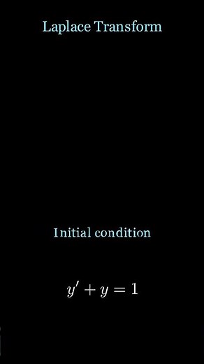 Laplace transform explained 🔥 #LaplaceTransform #DifferentialEquations #Math #fyp #viral #tutorial