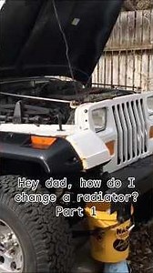 How to Replace a Radiator | My Dad Taught Me #carmaintenance #shorts #mydadtaughtme