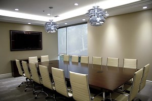 [Hot Item] Office Boardroom Meeting Room Conference Table with Matching Chairs