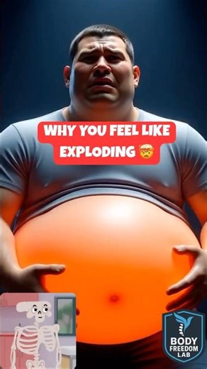 Why You Feel Like Exploding After Dinner (Do This Now) #shorts