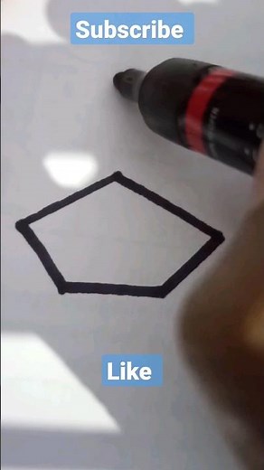 drawing pentagonal pyramid 3D