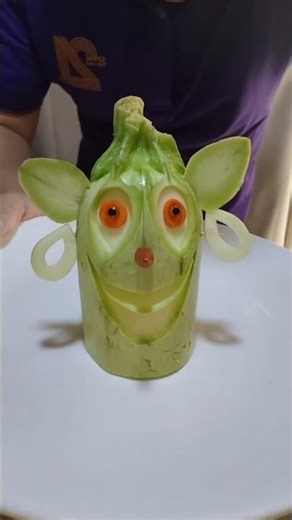 Make a Cute Teddy Bear from Vegetables | Carving Tutorial#Vegetable Cutting Tips and Tricks#