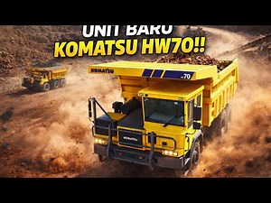 New KOMATSU HW70 Dump Truck – Fresh from the Factory!