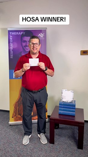 One thing about The AARC…we LOVE HOSA! Today, Dough Laher, our COO (and awesome Respiratory Therapist!) selected a winner for our AARC prize pack. Congrats, Elijah! #AARC #HOSA #respiratorytherapist #respiratorytherapy