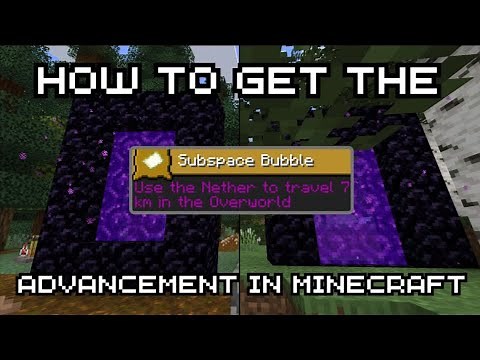Minecraft 1.21 "Subspace Bubble" Advancement Tutorial