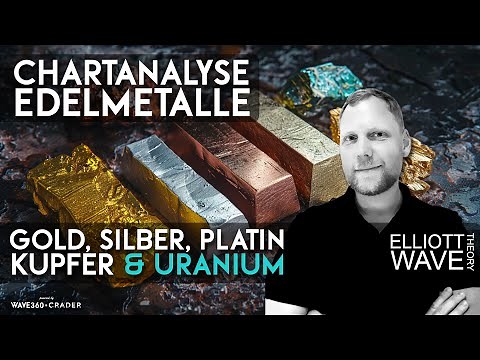 Edelmetalle Chartanalyse - Gold, Silber, Platin, Kupfer & "neu" Uranium l Elliott Wellen l Wave360