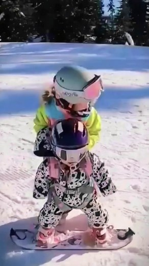 2-Year-Old Baby Learns to Ski: Nala's Fitness Ski Lift Adventure