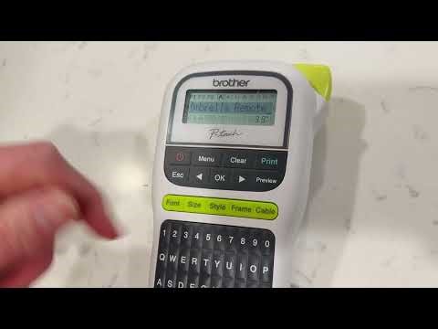 Brother P-Touch Label Maker Review | Easy Home Organization