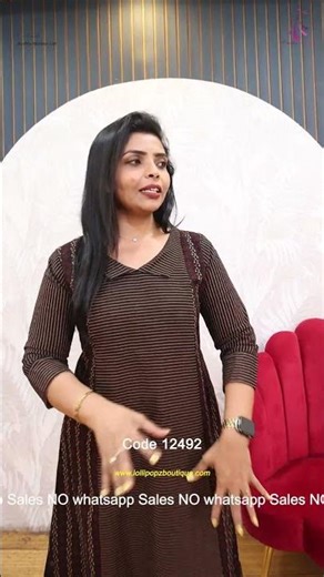 Yeame Flex Cotton Peter Pan Dress Kurta Code 12492