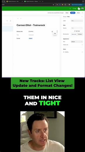 New Tracks: List View Update and Format Changes!