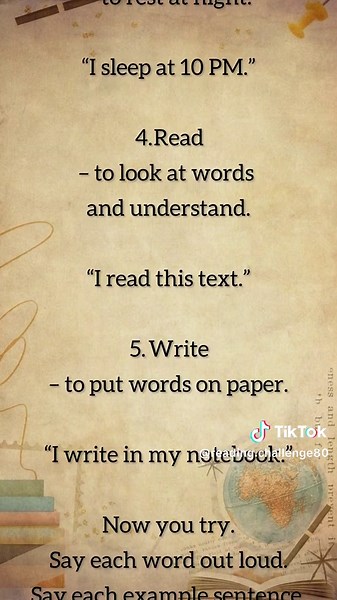 Repeat the words. Practice daily. #LearnEnglish #SimpleWords #ReadingChallenge #EnglishPractice #BeginnersEnglish #fyp