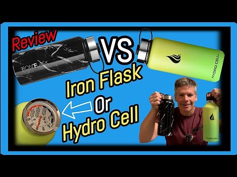 Iron Flask VS Hydro Cell Insulated Water Bottles Review And Insulation Test