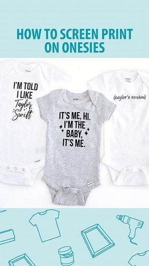 Don’t let those seams and snaps mess up your print! When you’re screen printing on onesies, add a block of wood inside to lift the surface and get a smooth print. ⁠ ⁠ You can do this with or without a screen printing press. The press just allows you to lower the screen back down if you need to add more ink! ⁠ ⁠ Enjoy these types of tips? Let me know if you’d like to see more 👇🏻⁠ ⁠ ⁠ ⁠ #cricutcrafts #screenprinting #screenprinttutorial #vinylcraft #htvvinyl #vinylscreenprinting #pigskinsandpigt