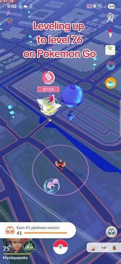 Leveling Up to Level 76 in Pokémon Go
