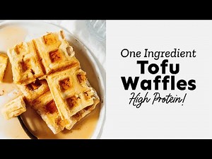 High Protein Tofu Waffles