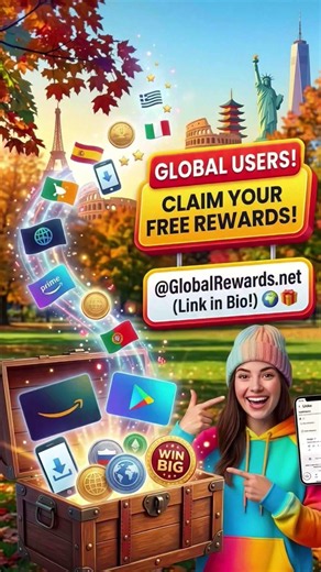 Stop Scrolling! Free Gift Cards For Everyone Worldwide 💸​#EarnRewards​#Giveaway​#WinPrizes​#Free