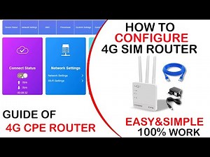 How to Configure 4G Router | WI-FI ROUTER SETUP