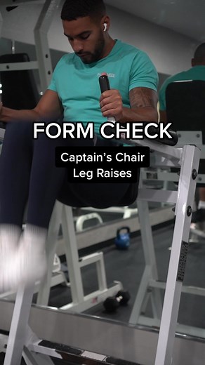 Effective Abs Workout at the Gym: Captain's Chair Leg Raises