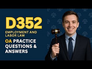 Pass WGU D352 OA – Real-Style Questions with Detailed Answer Explanations