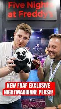FIRST LOOK! Jazwares Five Nights at Freddy’s NIGHTMARIONNE PLUSH #fnaf #fivenightsatfreddys