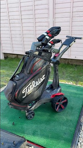 Unboxing my new Stewart Golf VERTX Remote electric golf trolley #golf #golftrolley #golfing