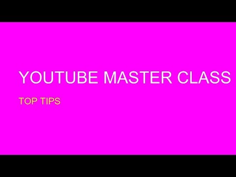 💯 Best Youtube master class Tips for Fast Results