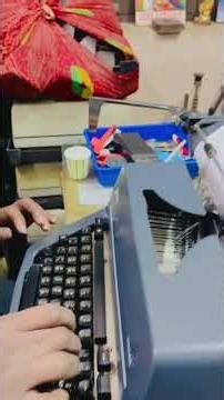 The Emperor of Hindi Typewriters 👑 | Godrej Prima Devanagari Foolscap | Pure Mechanical Power.