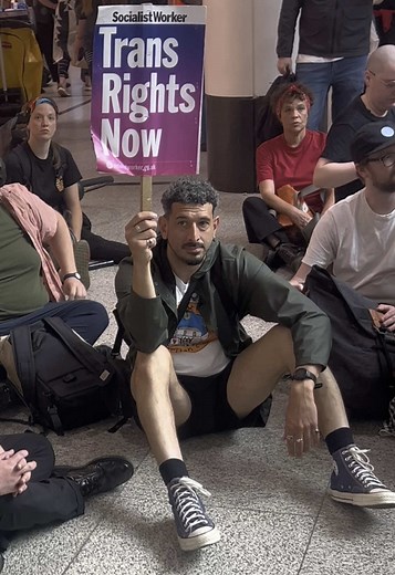 Trans Rights Group Protests in Manchester Arndale