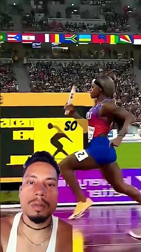 USA women's vs jamaica greatest 4×100 Relay #trackandfield #olympics #athlete