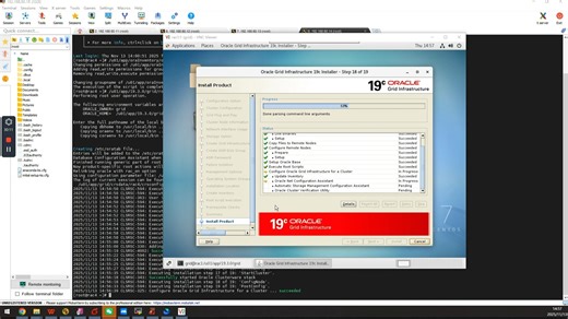 一、Oracle 19C 4个节点RAC集群安装部署（2）安装数据库集群与数据库