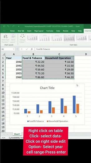 How to create Bar Graph from data in Excel🧑‍💻