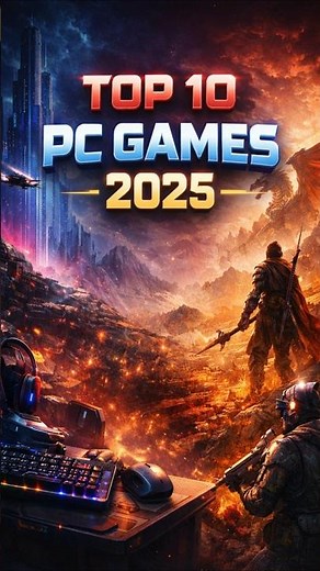 Top 10 PC Games of 2025 🔥 Must-Play Games Ranked! #gaming #shorts #top10