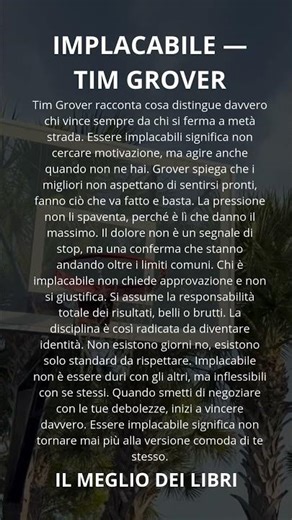 IMPLACABILE — TIM GROVER #shorts