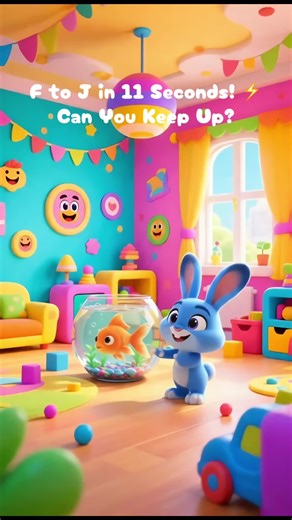 Learn F–J in 11 Seconds! Fast Alphabet Challenge