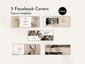Facebook Cover Template | Facebook Banner | Canva Facebook Template | Canva Template | Social Media Banner - Etsy