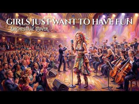 Cyndi Lauper - Girls Just Want to Have Fun | Orchestral AI Cover • Vintage Symphony