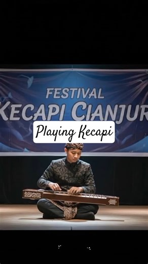 PLAYING SUNDANESE KECAPI #vickymiki #kecapisulingsunda #trending #aivideo #shortsvideo
