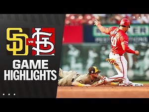 Padres vs. Cardinals Game Highlights (7/25/25) | MLB Highlights