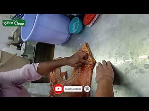 Blouse Washing|Blouse dry cleaning|how to dry clean blouse at home|