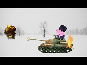 George Fights For The Motherland Funny Peppa Pig