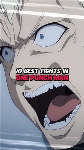10 Best Fights in One Punch Man 💪 #onepunchman #anime