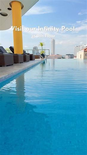 2.2K views · 37 reactions | ️ Refresh your day with a relaxing swim high above the city at our Infinity Pool on the 9th Floor. ✨  Open Daily| 7:00 AM – 10:00PM  THE GYM (9th Floor, SUN & MOON, Urban Hotel)  +855 85 964 964 / Telegram: @UrbanWellness #sunandmoonurbanhotel #swimmingpool | SUN & MOON, Urban Hotel | Facebook