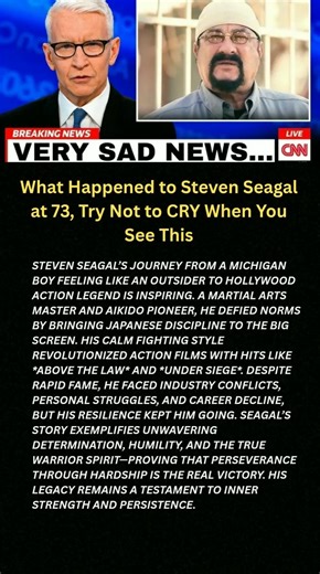 What Happened to Steven Seagal at 73, Try Not to CRY When You See This#shorts #foryou
