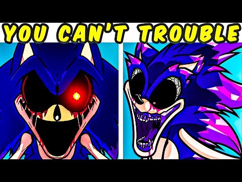 FNF VS Sonic.EXE VS Xenophane (You can't run x Triple Trouble) | MOD/Fanmade | Friday Night Funkin'