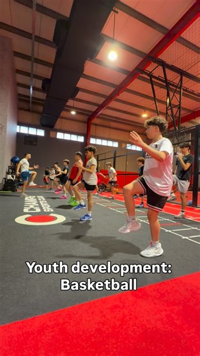 David Gaspar | Strength & Conditioning Coach on Instagram: "🏀 Building the athlete BEFORE building the player. Youth basketball isn’t about jumping higher only — it’s about how the body handles force. In this reel we develop: ⚡ Impact absorption capacity – protecting joints and tissues 🧠 Movement mechanics – efficient, repeatable patterns 🛑 Deceleration ability – control, stability, injury prevention Better force management = better performance + longevity. Train smart. Train young. 🔥 #Youth