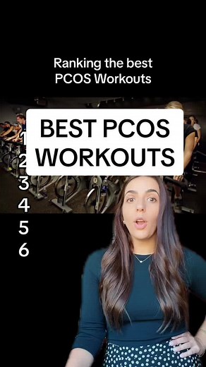 What PCOS workouts would you add or remove from the list? When it comes to finding the best workout for your PCOS weight loss journey, remember that it’s different for everyone. Some people enjoy HIIT workouts for PCOS while others like lower intensity workouts. Keep in mind that your workouts should support your PCOS by focusing on lean muscle and cardiovascular health to improve insulin resiatance and metabolism! #pcos #pcosweightloss #pcosworkout #pcosfighter #pcosexercise #greenscreen