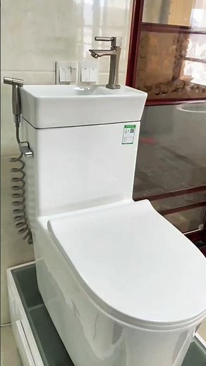 2 in 1 Toilet with Sink | Japanese Space Saving Toilet Design