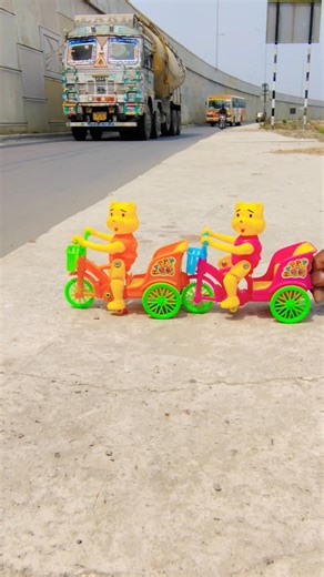 Remote Control Scooty Girl And Monkey Scooter Unboxing And Testing Short ||