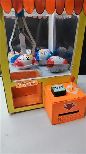 Manual DIY Claw Machine That Actually Works! 🤯🎁 #Shorts